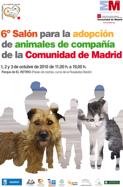 6º SALÓN PARA LA ADOPCIÓN DE ANIMALES DE COMPAÑÍA DE LA COMUNIDAD DE MADRID